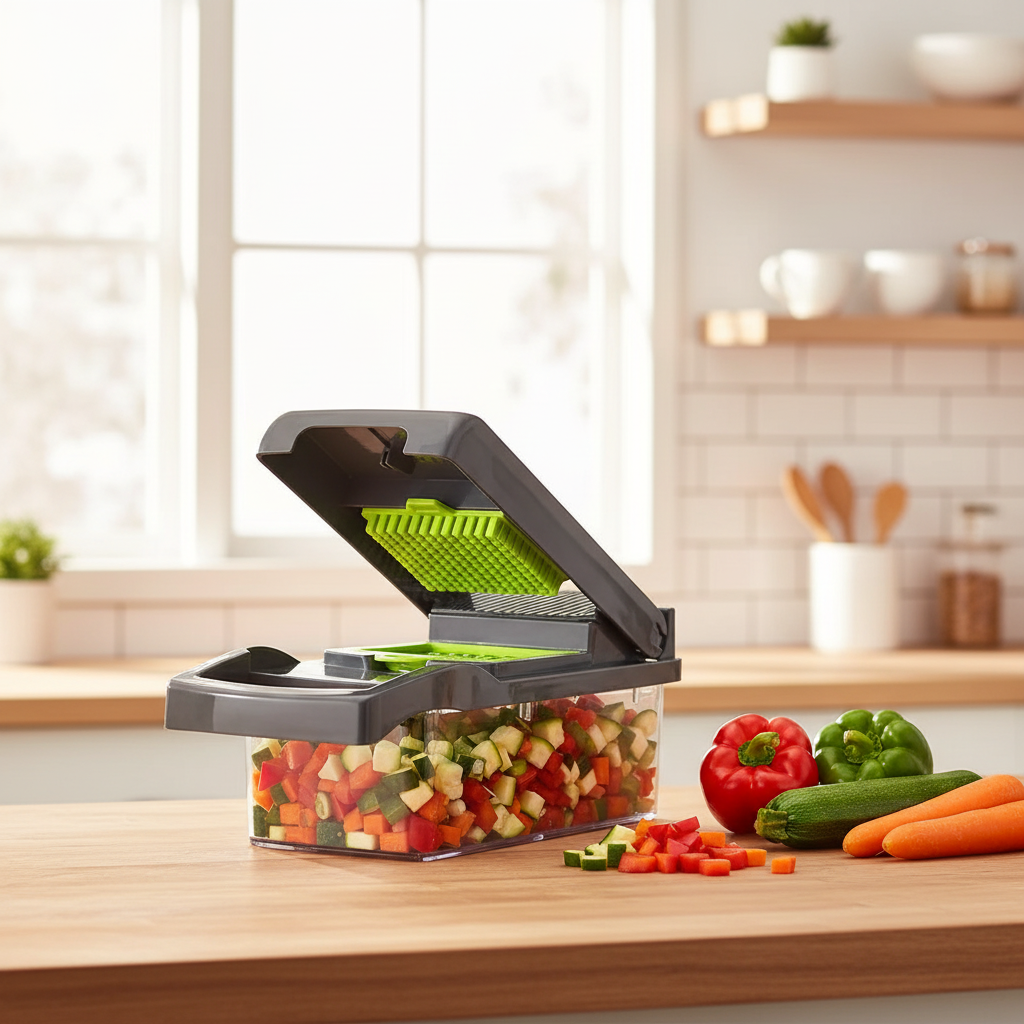 Cortadora lifestyle en cocina moderna