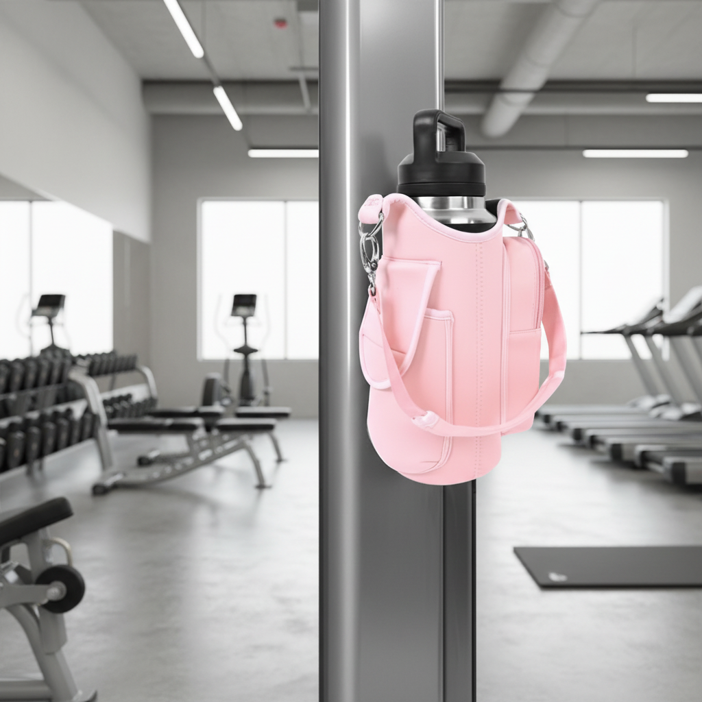 Termo rosa en gym